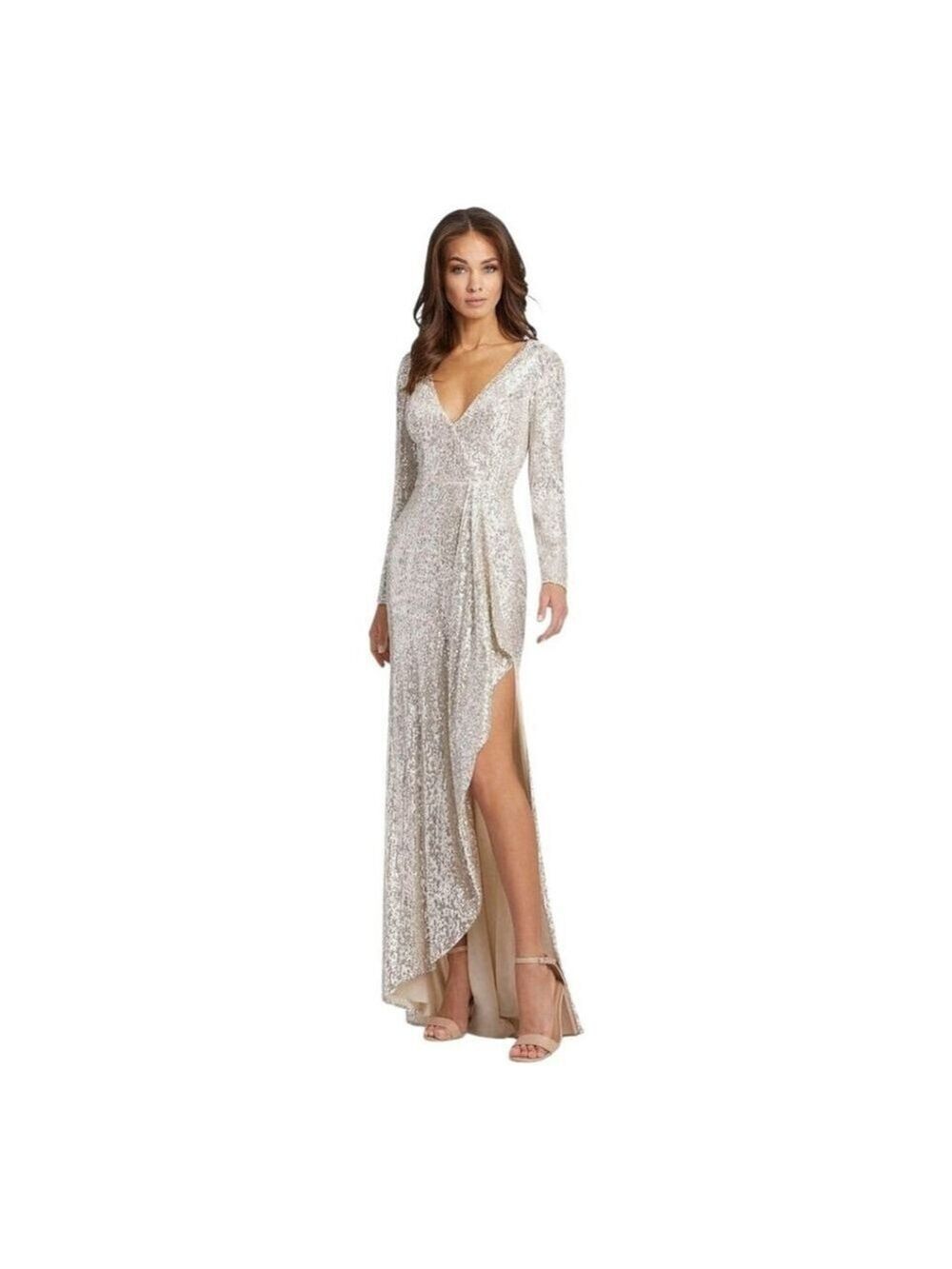 Mac Duggal Gown Size 6 White
